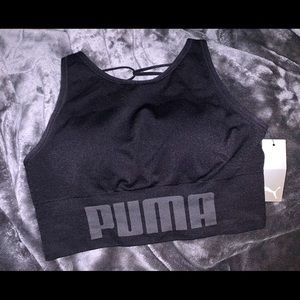 Black Puma Sports Bra